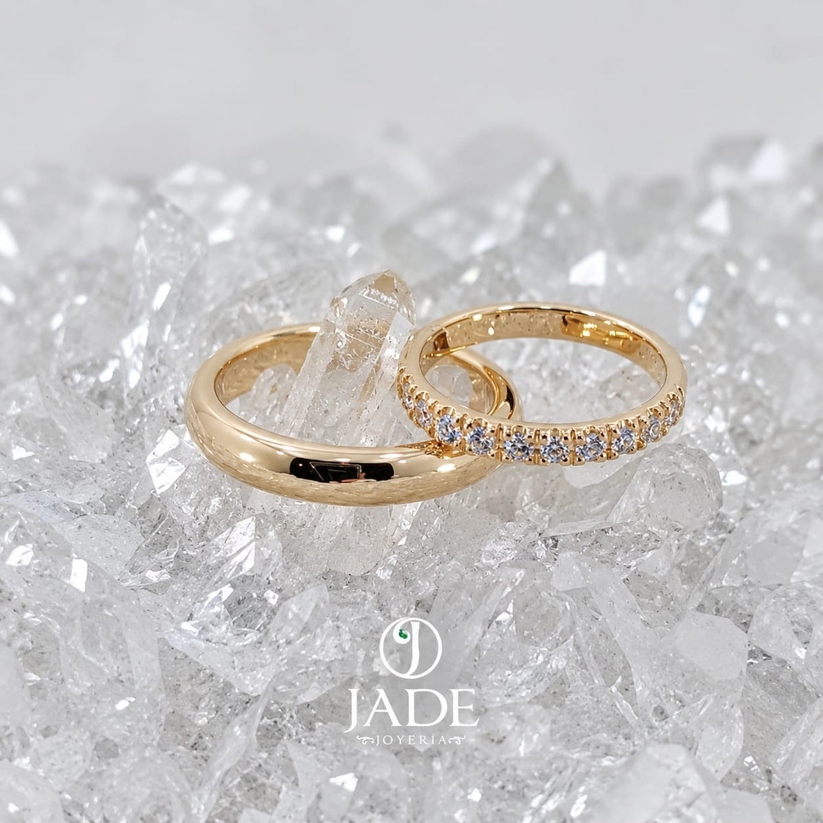 Aros de matrimonio boleados