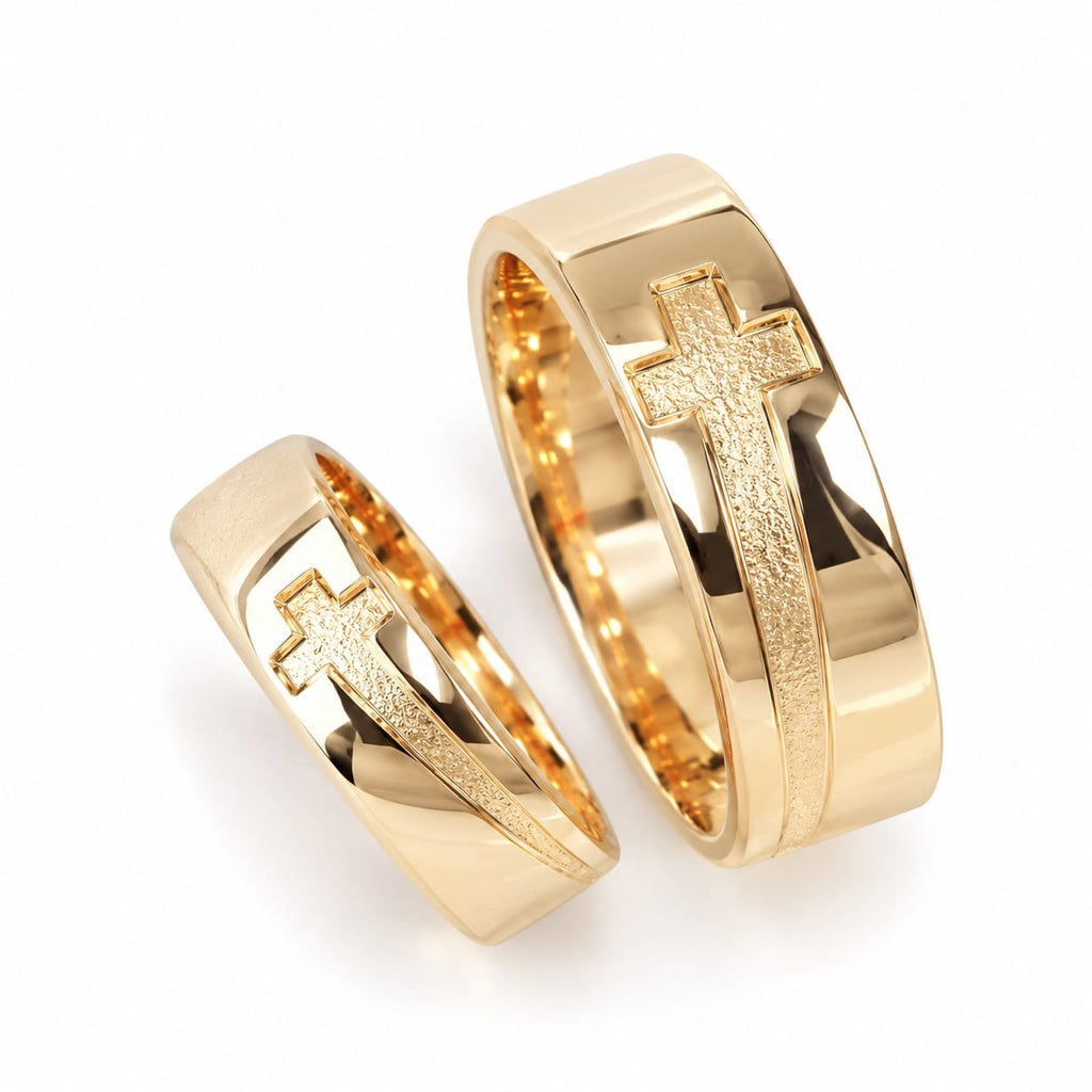 Aros de boda "Cruz"