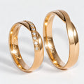 Alianzas de boda Infinito en Oro de 18k