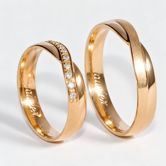 Alianzas de boda Infinito en Oro 18k – Jade18k