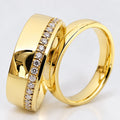 Aros de boda Contigo Siempre Oro de 18k