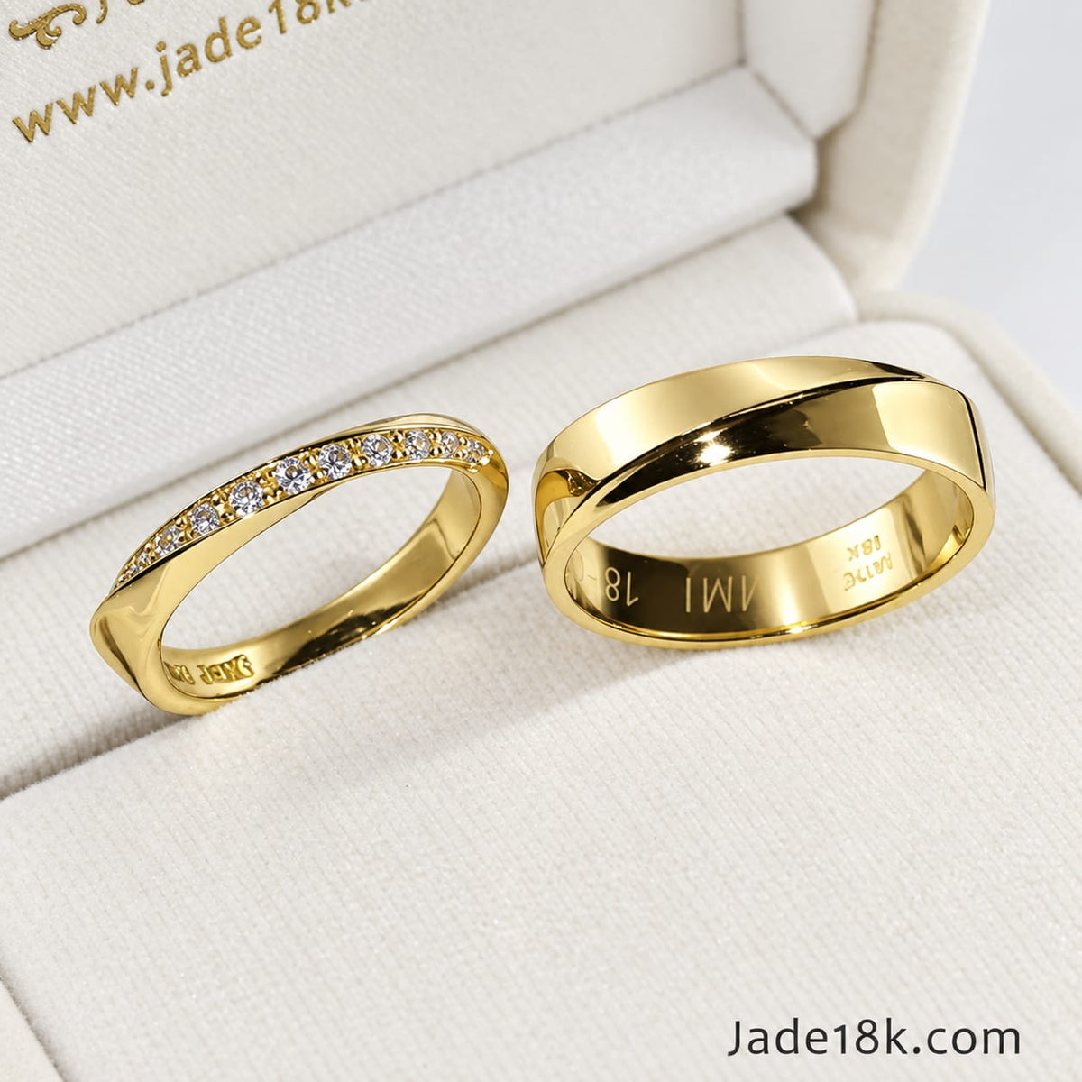Alianzas aros de boda Llévame Siempre Oro de 18k