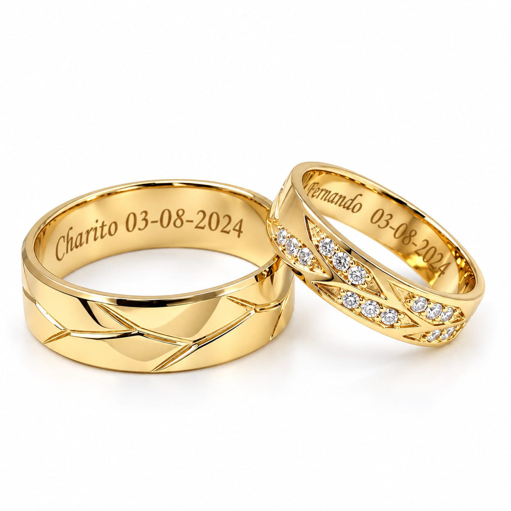 Aros de matrimonio Ariel