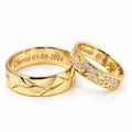 Aros de matrimonio Ariel