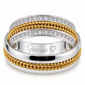 Aros de Boda Plata y Oro, Entrelazados de amor