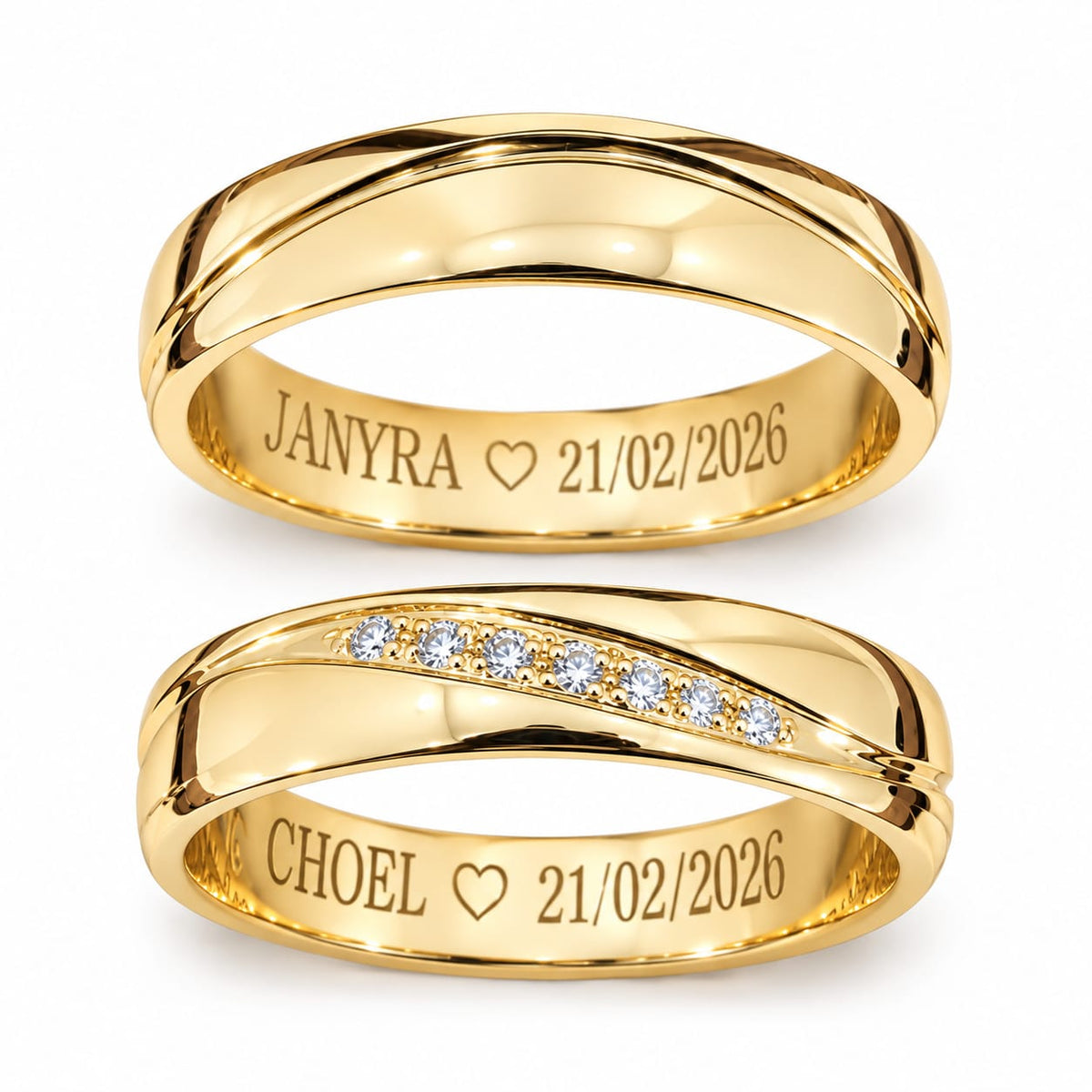 Aros de boda Pienso en Ti