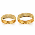 Alianzas aros de boda Escarcha y Brillo Oro de 18k