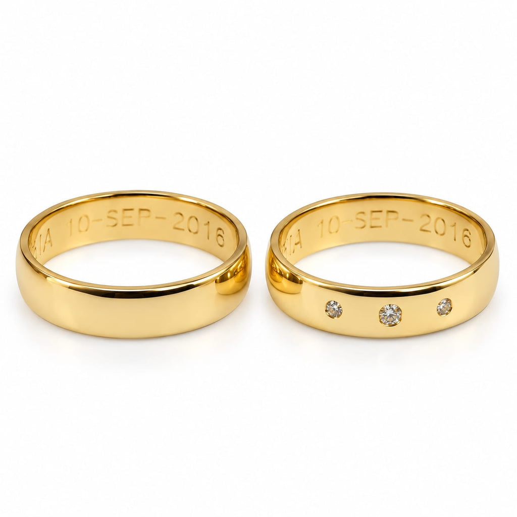 Alianzas aros de boda Clasicas Oro de 18k