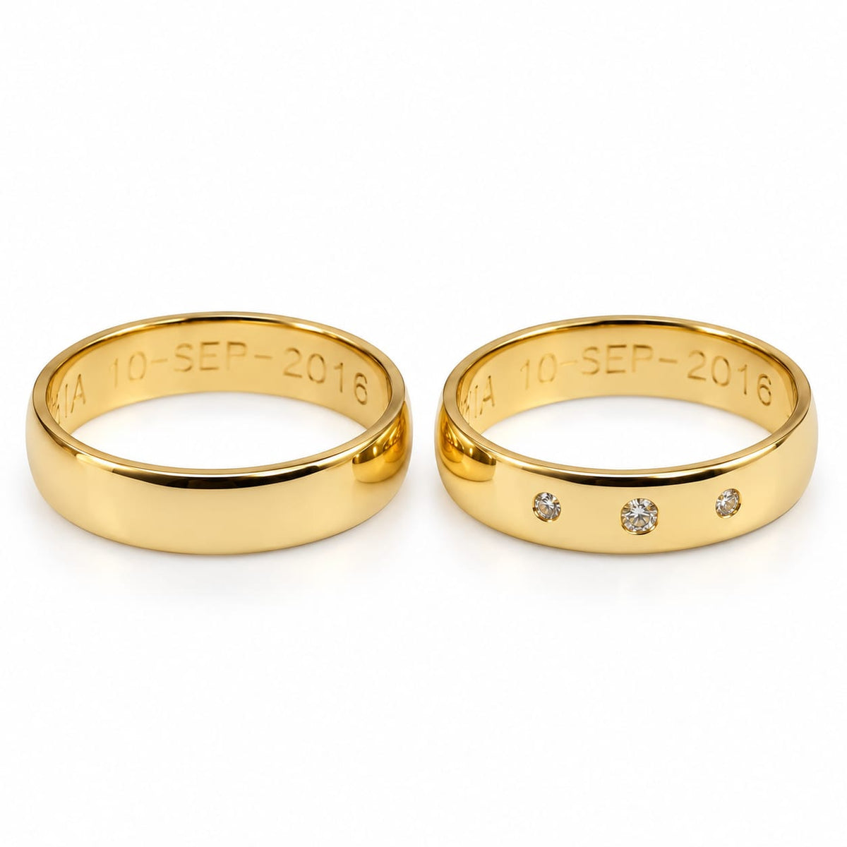Alianzas aros de boda Clasicas Oro de 18k
