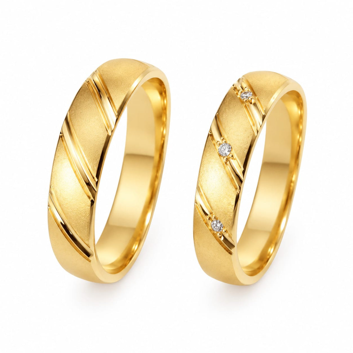 Alianzas aros de boda Nuestro Camino Oro de 18k