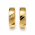 Aros de matrimonio Rosi en  Oro de 18k