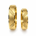 Aros de matrimonio Unión en oro de 18k