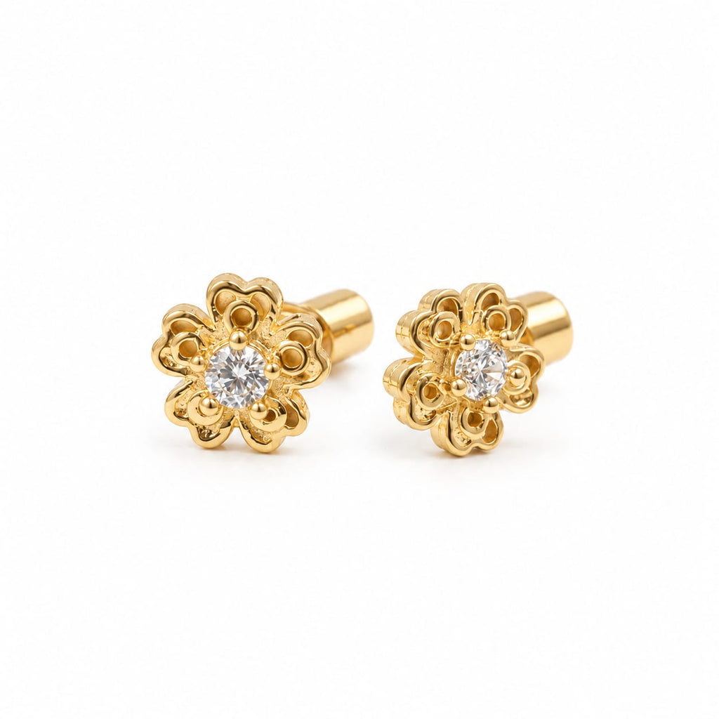 Aretes de flor