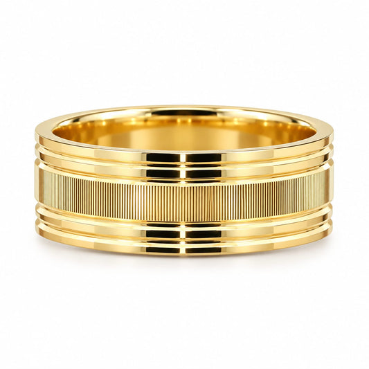 Alianza diamantada en oro 18k – Jade18k