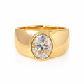 Anillo gitana piedra ovalada