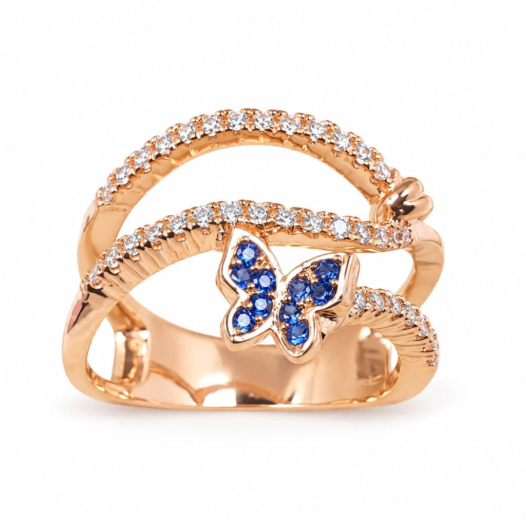 Anillo de mariposa pequeña