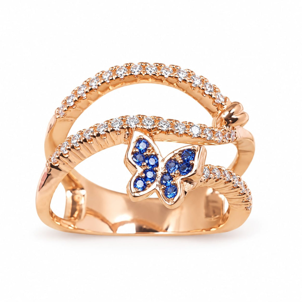 Anillo de mariposa pequeña
