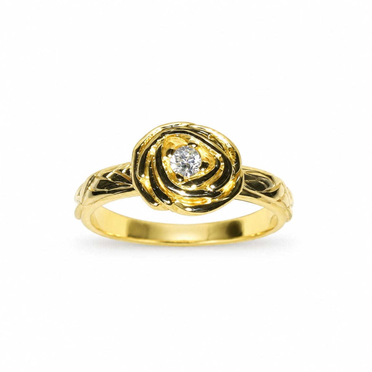 Anillo Rosita Oro de 18k
