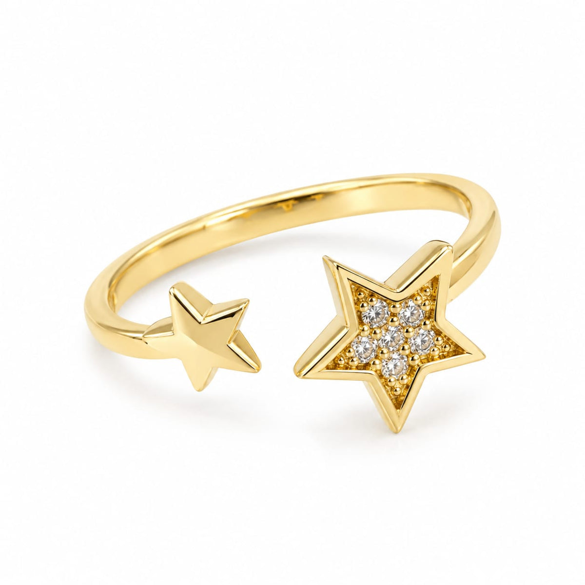 Anillo Doble Estrella