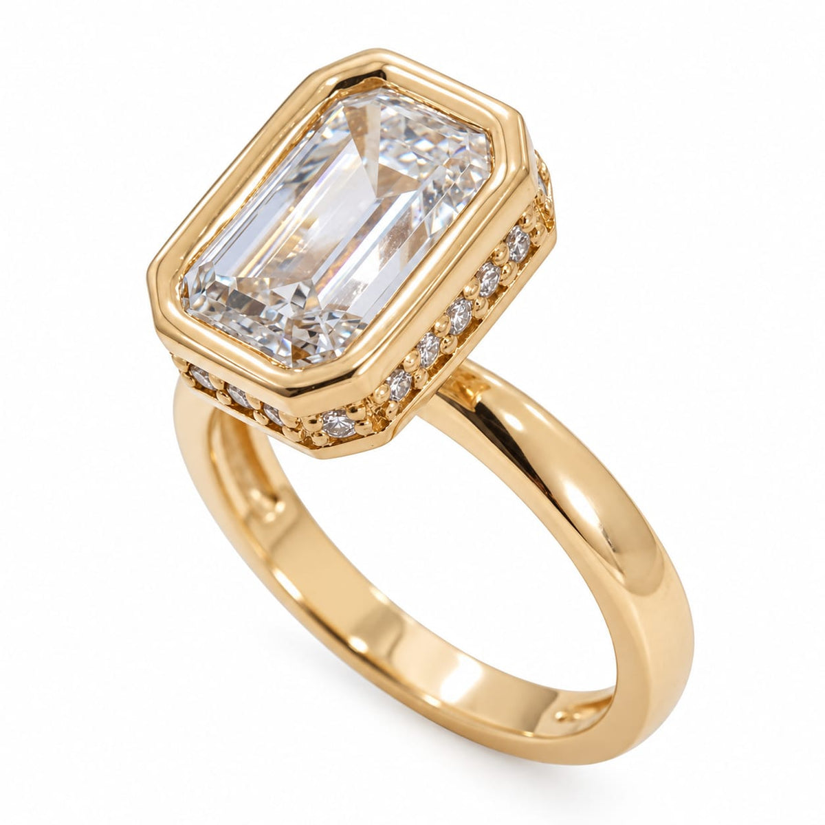 Anillo de Compromiso con Diamante de Laboratorio Fátima