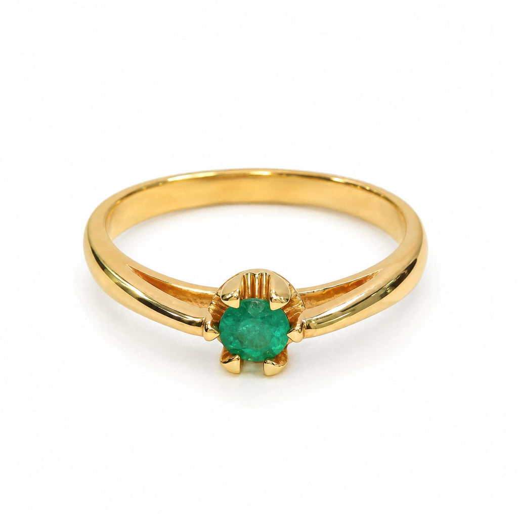Anillo Esmeralda Natural Max