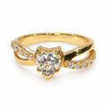 Anillo de Promesa con Moissanite Infinity Love
