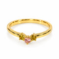 Anillo Trio Turmalinas