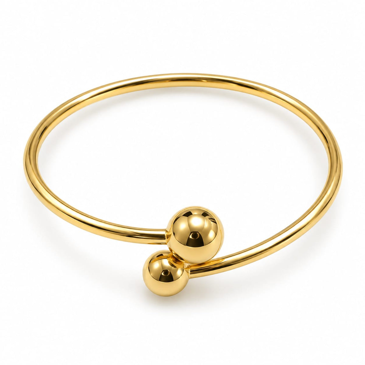 Puñera con 2 diseño en oro 18k