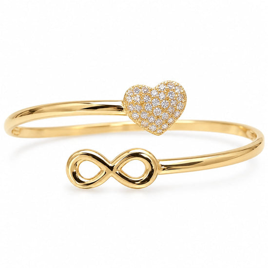Puñera corazón infinito en oro 18k – Jade18k