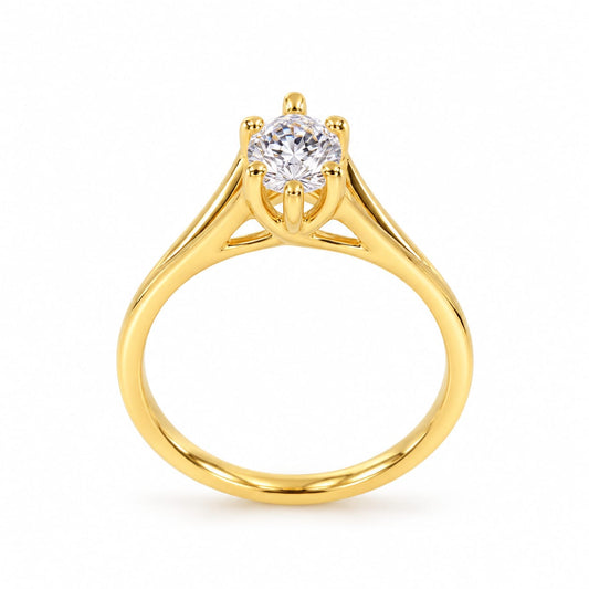 Anillo de Compromiso Luz de Amor en oro 18k – Jade18k