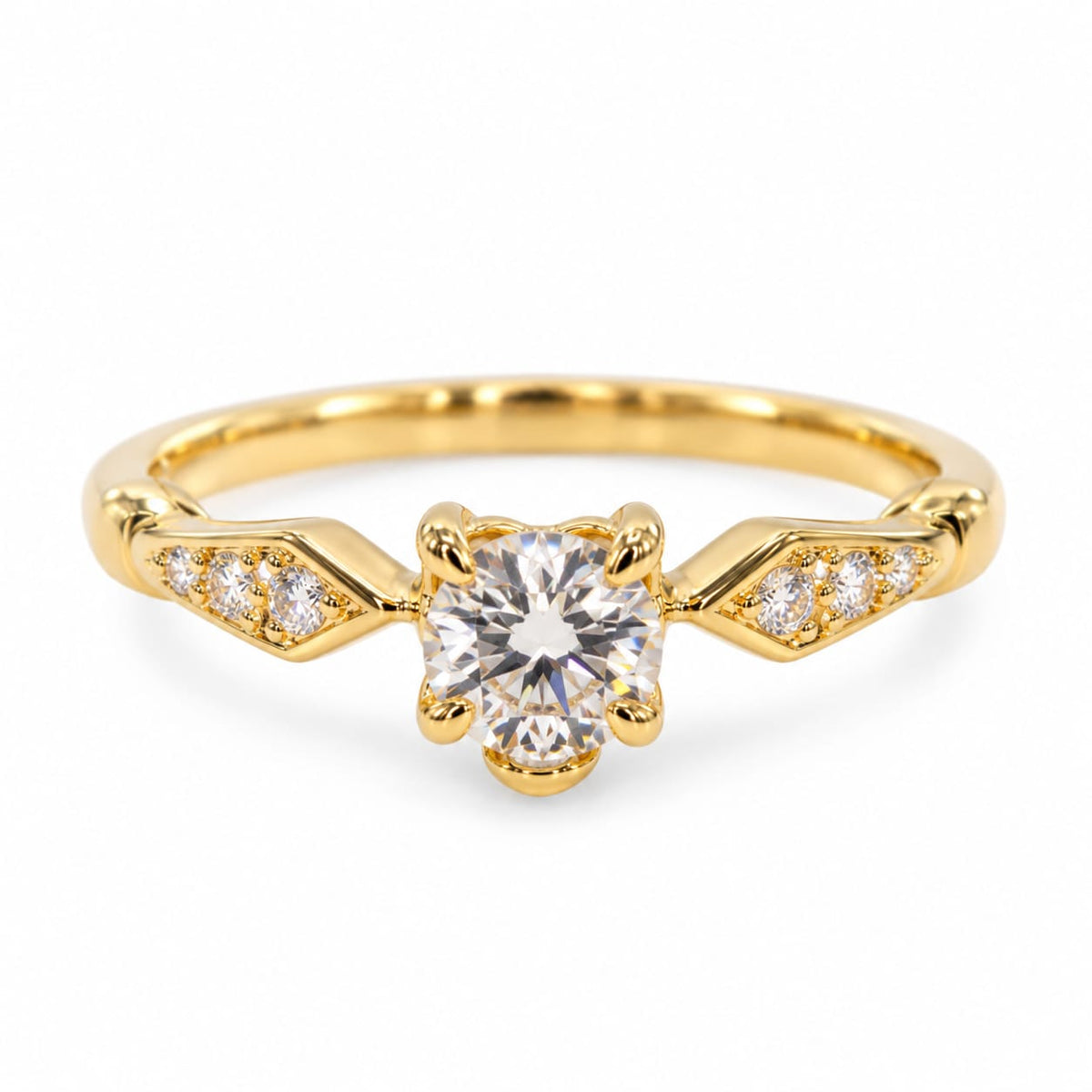 Anillo de Promesa con Moissanite Mi corazón es tuyo