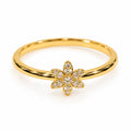 Anillo Moissanite Florece