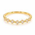 Cintillo con moissanite Olas