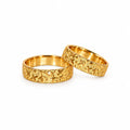 Alianzas aros de boda Hojas de Amor Oro de 18k