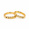 Aros de boda 18k Amor guardian