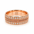 Aro de Boda con Moissanite Trezando