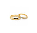 Aros de matrimonio boleados