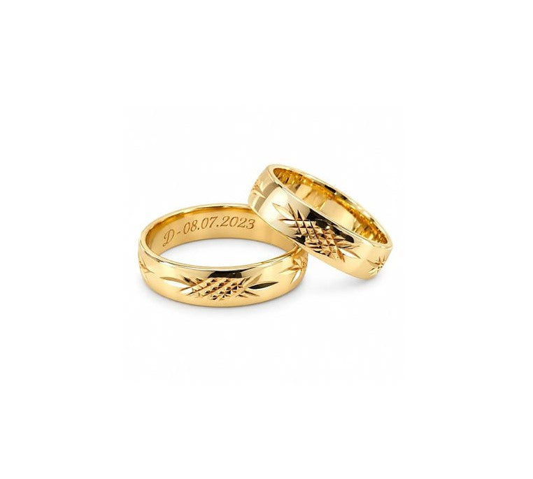 Aros diamantados pineapple
