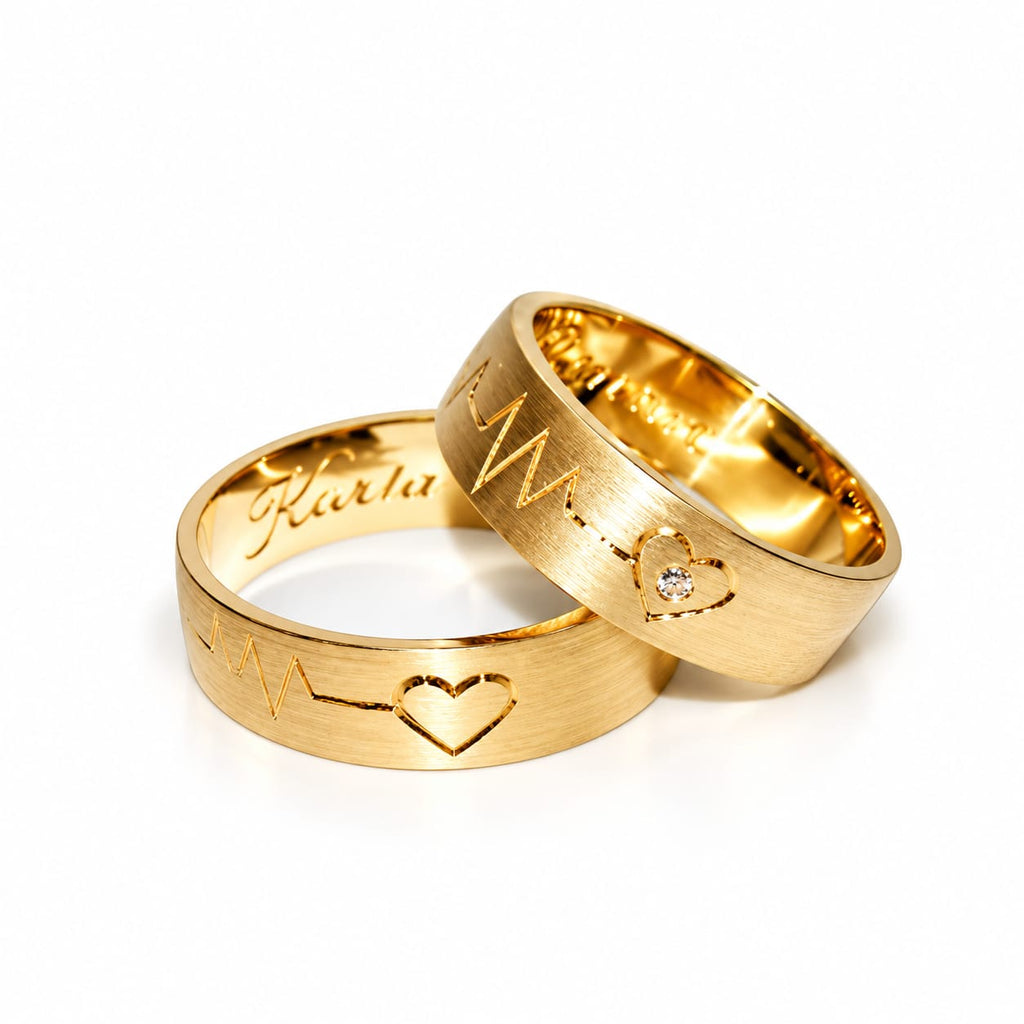 Aros de matrimonio Ritmo Cardiaco