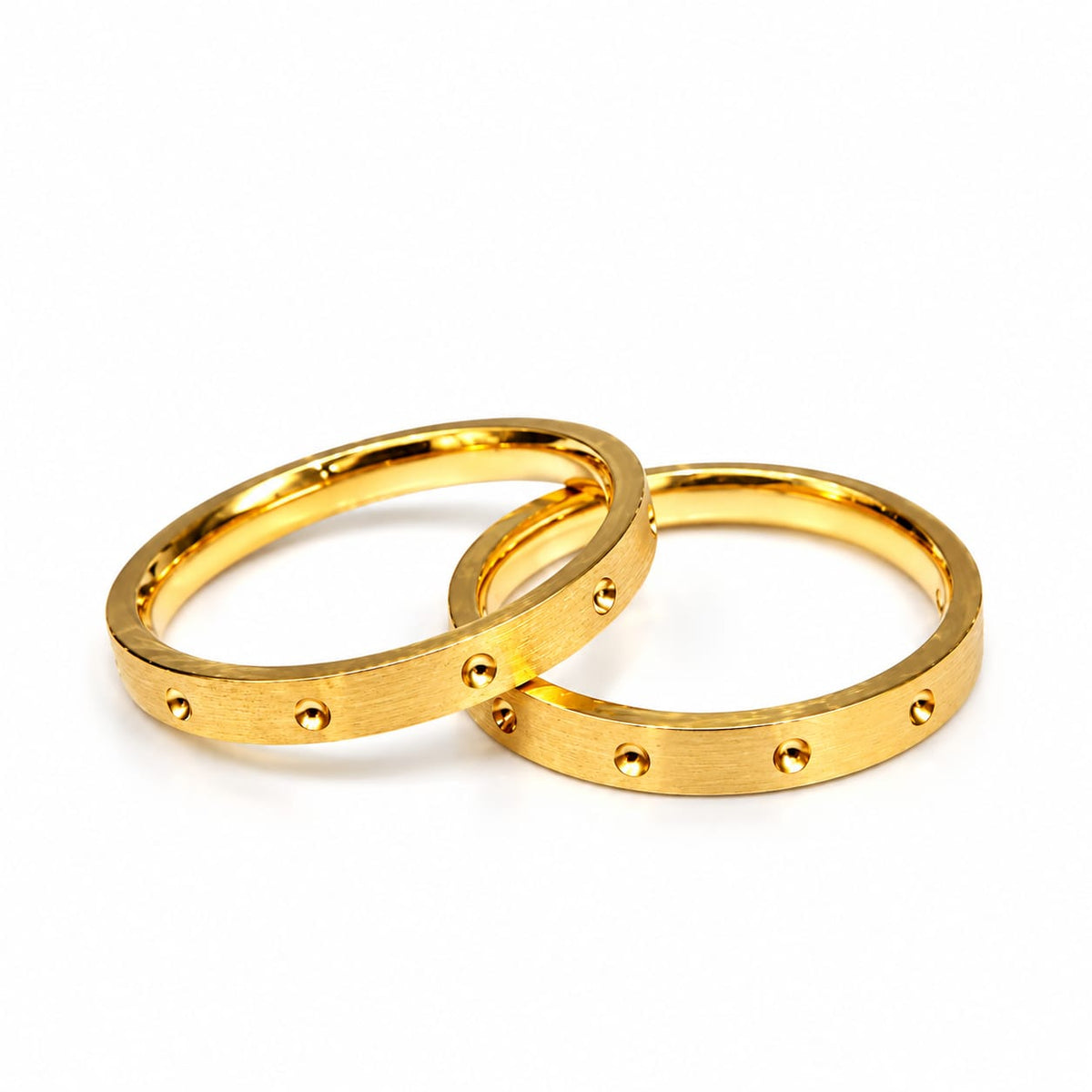 Aros de matrimonio Mi Luz en Oro de 18k