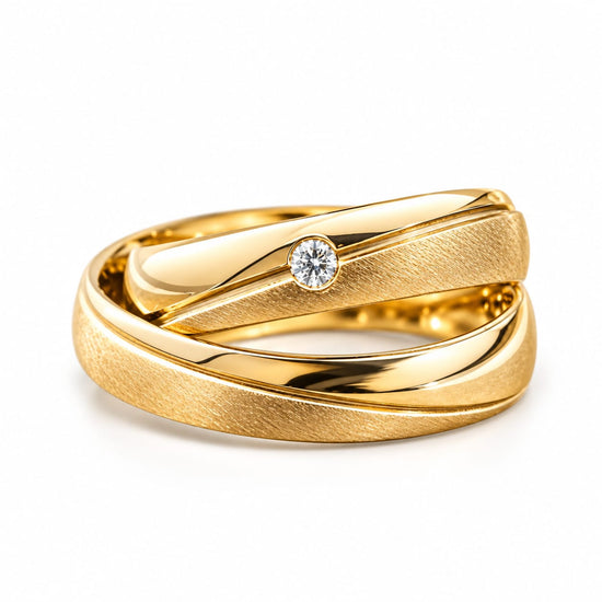 Aros de matrimonio Verdadero Amor en oro 18k – Jade18k