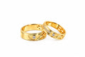 Aros de Boda 18K con Moissanite Unión de amor