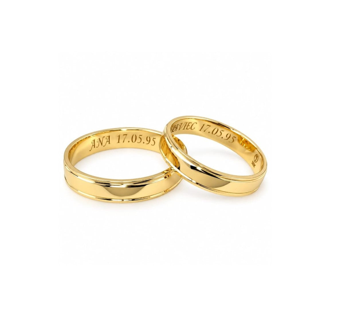 Aros Promesas encantadas de matrimonio