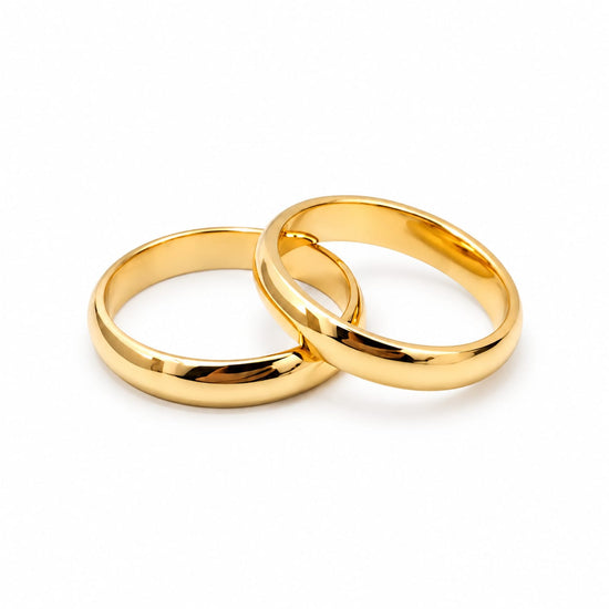 Aros de Boda "Destino" en oro 18k – Jade18k