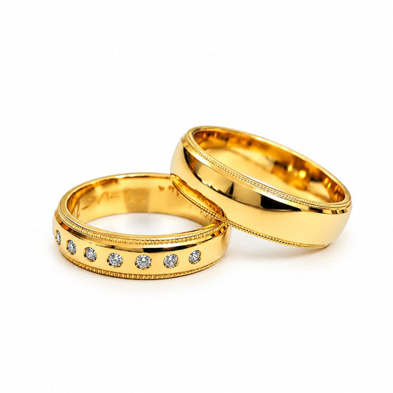 Alianzas aros de boda Eres Mi Destino Oro 18k – Jade18k