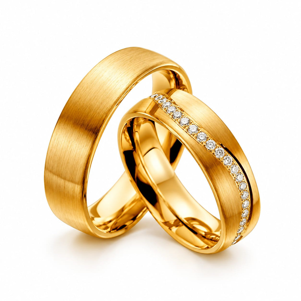 Alianzas aros de boda Perfección Oro 18k – Jade18k