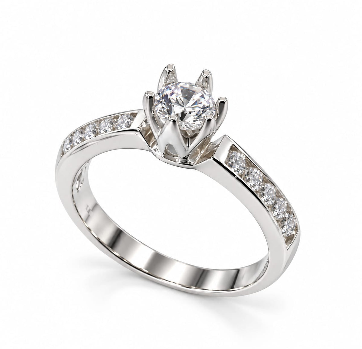 Anillo Ali de Compromiso en plata ley