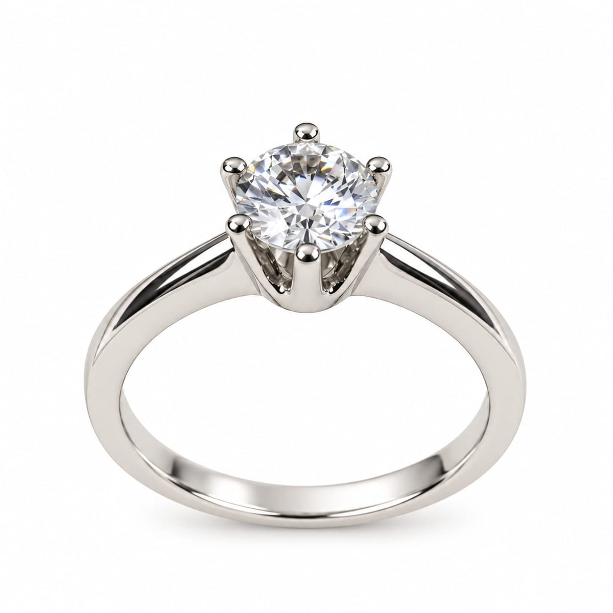 Anillo de Compromiso Royal Plata Ley – Jade18k