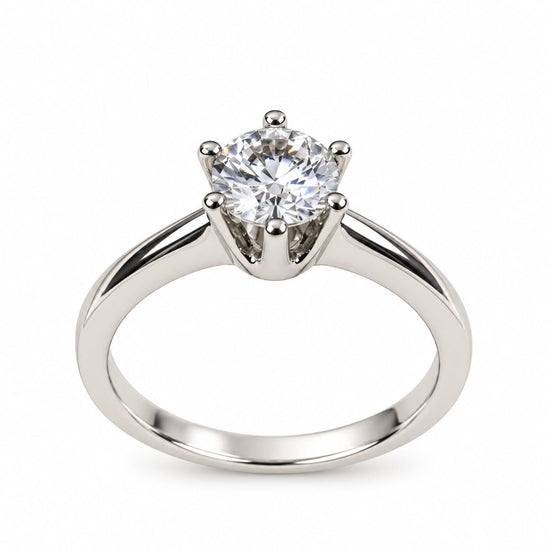Anillo de Compromiso Royal Plata Ley – Jade18k