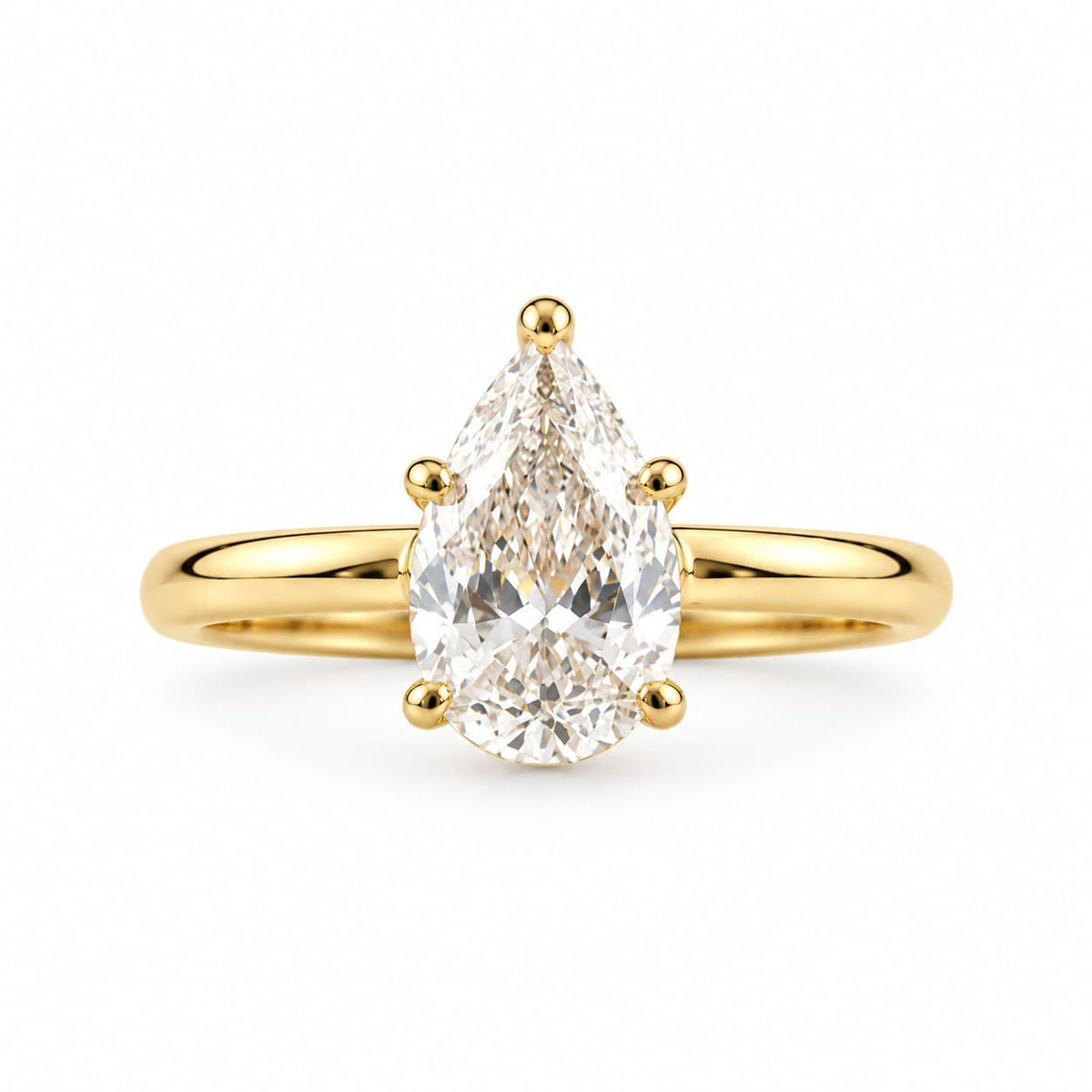 Anillo de Compromiso con Diamante de Laboratorio Polaris
